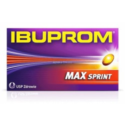 Ibuprom MAX Sprint kaps.miękkie 0.4g x 20 kaps.