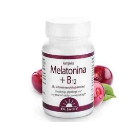 Melatonina +B12 60 kaps.Dr Jacobs
