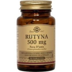 SOLGAR Rutyna 500 mg Fava D'anta tabl. 50t