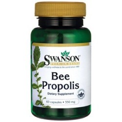 Bee Propolis 550mg 60 kaps. SWANSON